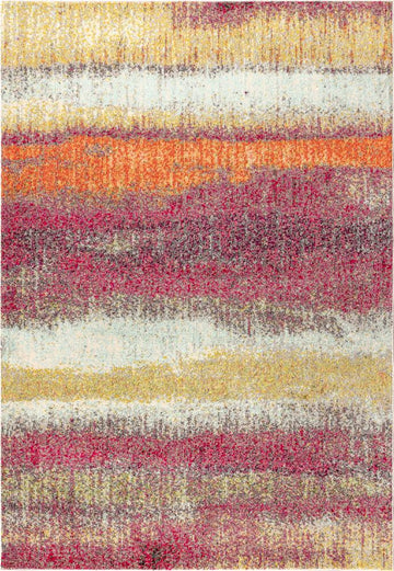 Contemporary Pop Modern Abstract Vintage Area Rug - JONATHAN Y
